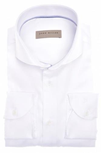 John Miller business overhemd wit tailored fit katoen