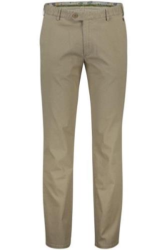 Meyer katoenen broek met stretch beige effen katoen