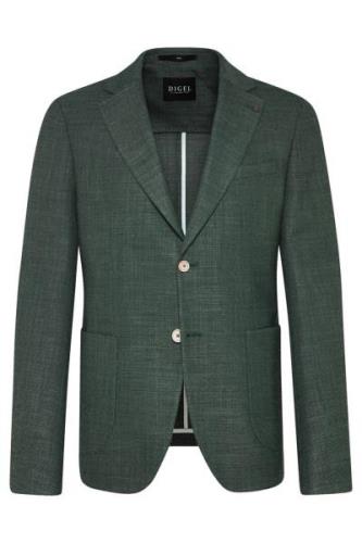 Colbert Digel slim fit groen effen