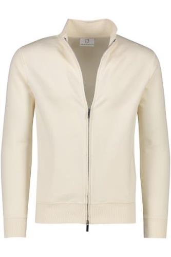 Born With Appetite vest opstaande kraag beige effen katoen