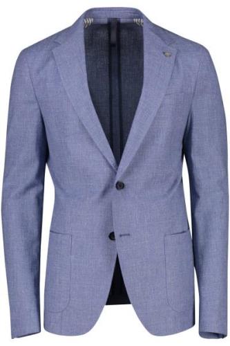 Strellson colbert blauw effen katoen slim fit knopen