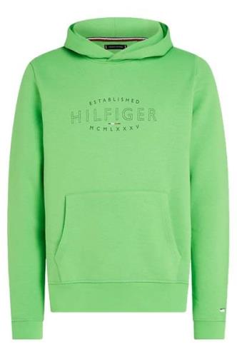 Tommy Hilfiger hoodie wijde fit lime big & tall