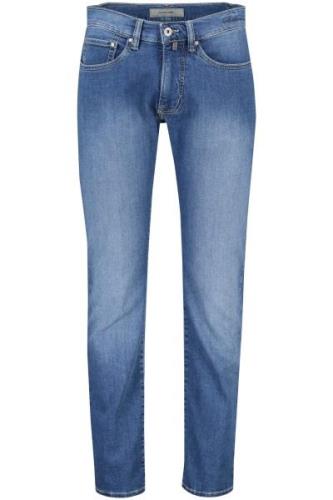 Pierre Cardin jeans lichtblauw effen denim normale fit