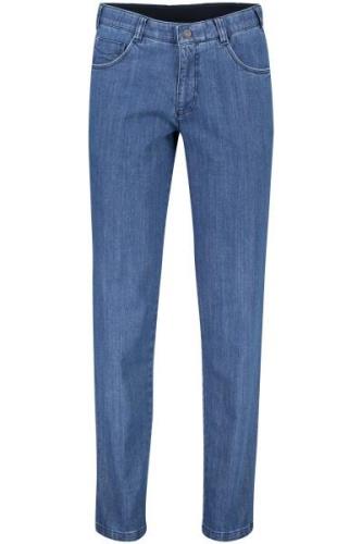 COM4 jeans Swing Front blauw effen denim
