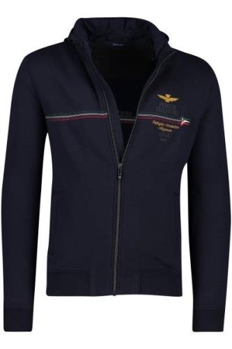 Aeronautica vest katoen donkerblauw