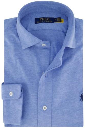 Polo Ralph Lauren casual blauw overhemd katoen