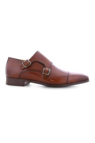 Nette lage schoenen cognac 2 gespen Floris van Bommel