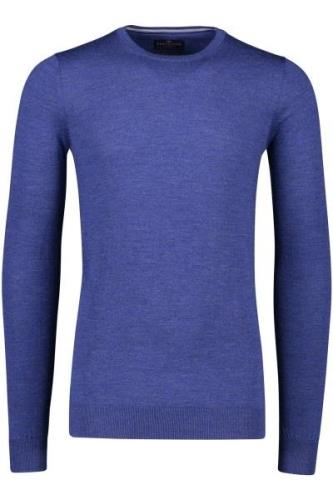 Portofino trui extra long blauw normale fit wol