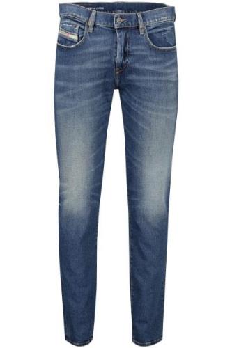 Diesel jeans blauw effen denim