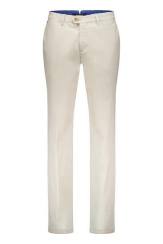 Gardeur beige katoenen slim fit chino