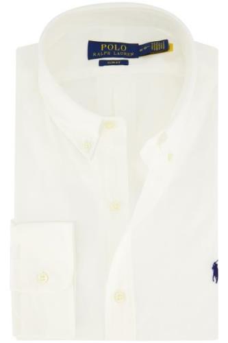 Polo Ralph Lauren slim fit katoenen overhemd wit