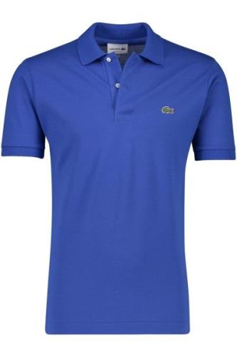 Lacoste polo korte mouw wijde fit  2-knoops blauw katoen