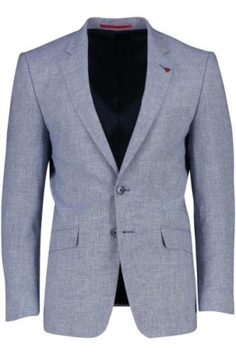 Roy Robson colbert stretch mix & match blauw gemêleerd slim fit