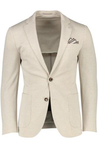 Slim fit Born With Appetite colbert beige geruit