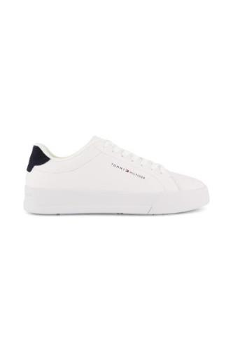 Tommy Hilfiger lage sneaker veter wit leer