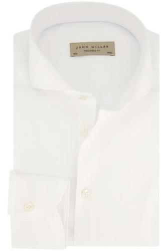Strijkvrij John Miller overhemd wit Tailored Fit katoen