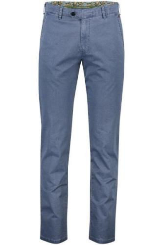 Meyer katoenen broek Tokyo slim fit blauw effen