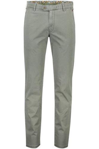 Meyer katoenen broek Tokyo slim fit groen effen