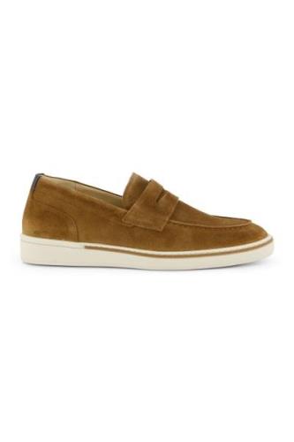 Floris van Bommel nette schoenen cognac bruin effen leer