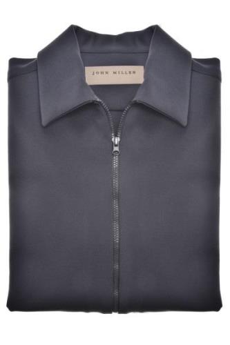 John Miller business overhemd normale fit donkerblauw