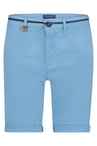 katoenen A Fish Named Fred korte broek blauw slim fit