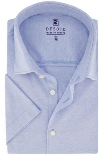 Desoto overhemd slim fit lichtblauw effen