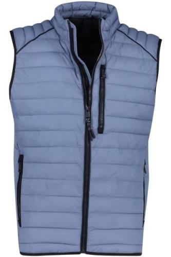 Casa Moda gewatteerd sorona bodywarmer lichtblauw