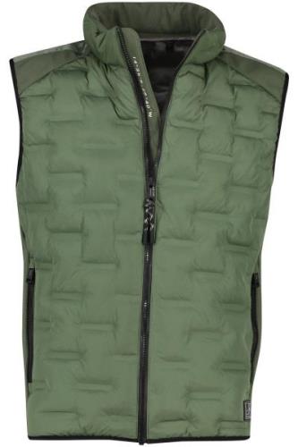 Casa Moda bodywarmer gewatteerd groen sorona