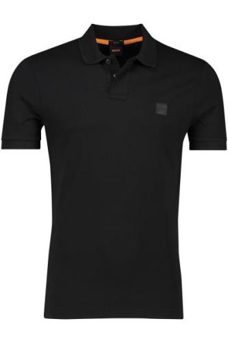 Katoenen Boss Passenger polo slim fit zwart