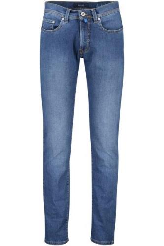 Pierre Cardin jeans Lyon blauw effen denim Future Flex