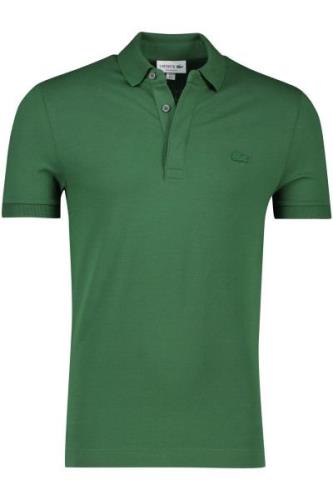 katoenen Lacoste polo normale fit groen