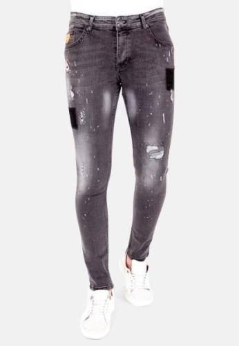 Local Fanatic Jeans met verfspatten 1034