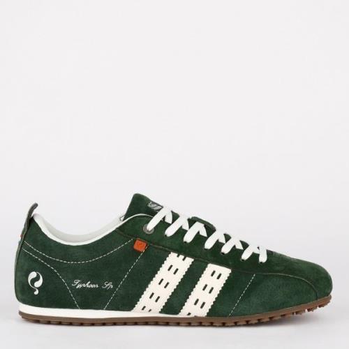 Q1905 Sneaker typhoon sp donkergroen/wit