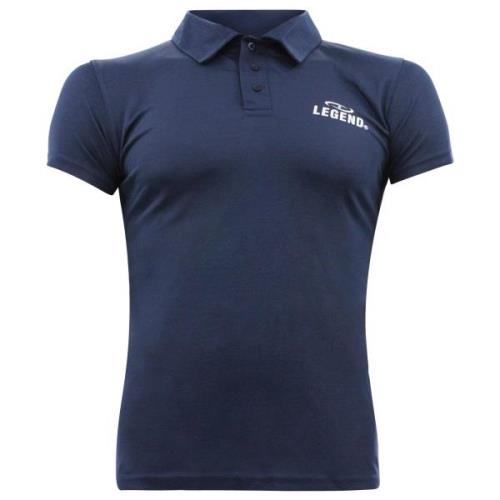 Legend Sports Polo kids/volwassenen navy slimfit polyester