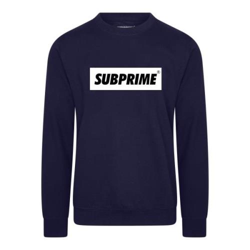 Subprime Sweater block navy