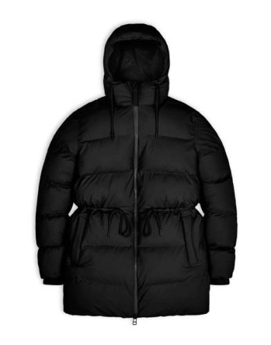 Rains 15370 puffer w jacket black