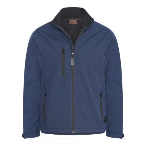 Cappuccino Italia Softshell zip jacket navy