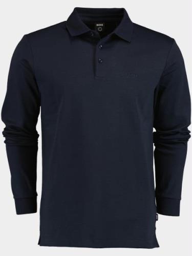 Hugo Boss Boss men business (black) polo lange mouw polo pado navy 30 ...