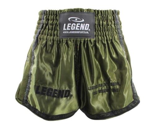 Legend Sports Kickboks broekje army green kids/volwassenen