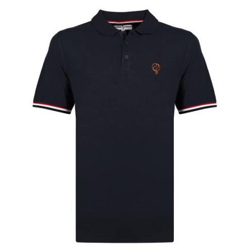 Q1905 Polo shirt bloemendaal donker