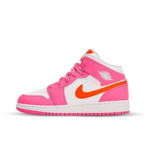 Nike Air jordan 1 mid pinksicle safety orange (gs)