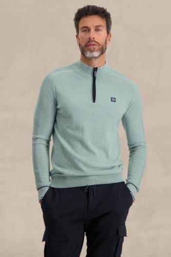 Blue Industry Cashmere blend half-zip trui