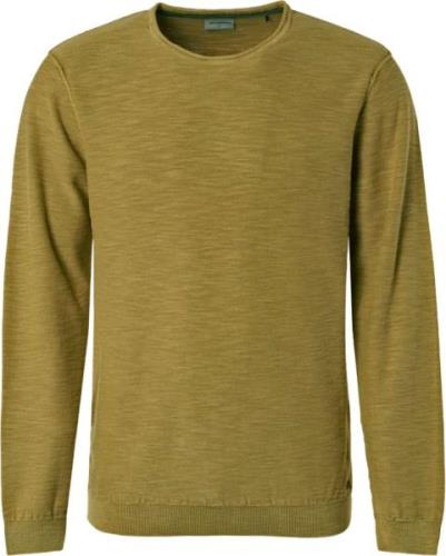 No Excess Pullover crewneck garment dyed + st olive