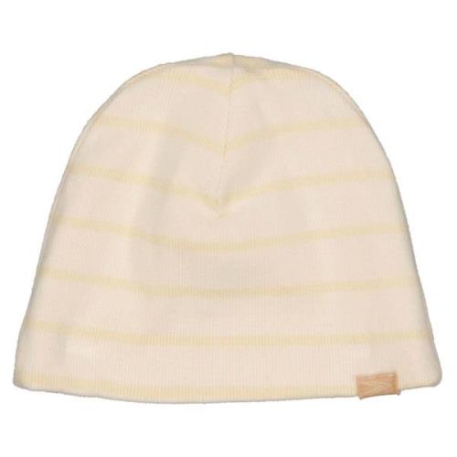 Levv Newborn baby jongens muts floor aop creme stripe