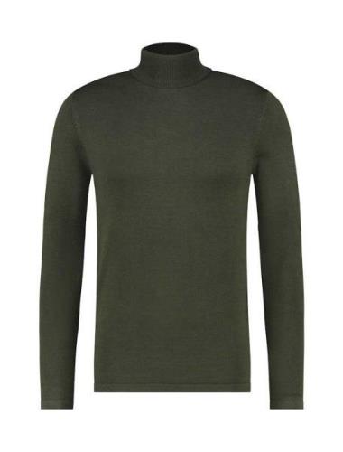 Purewhite Trui turtleneck pw groen