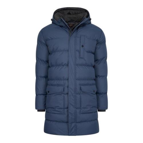 Cappuccino Italia Hooded winter jacket navy