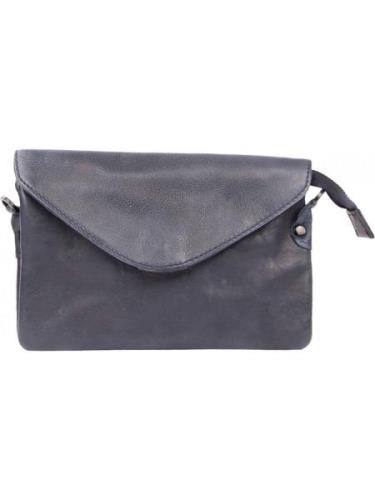 Legend Legend Dames Tas-Clutch-100% Leer-ONE SIZE-Costa-Donkerblauw