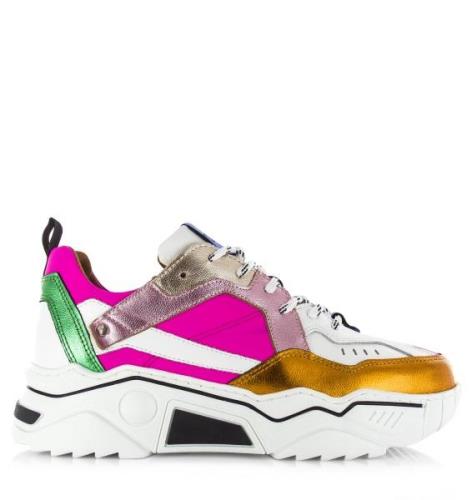 DWRS Label Pluto multi | white/multi lage sneakers dames