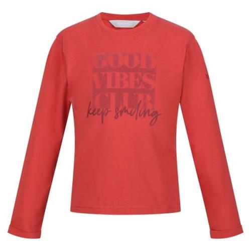 Regatta Kinderen/kinderen wenbie iii good vibes club t-shirt met lange...