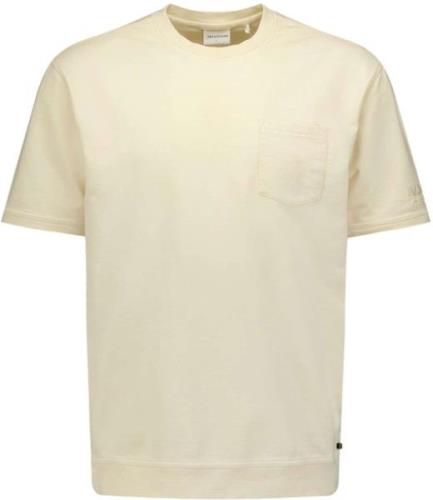 No Excess T-shirt korte mouw ronde hals sweat cream